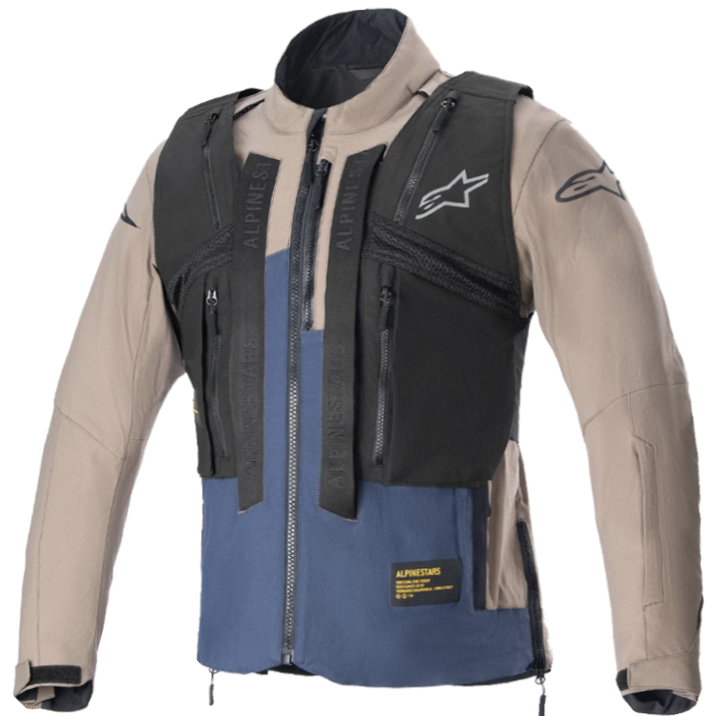 CHAQUETA ALPINESTARS TECHDURA FALCON BROWN/NIGHT NAVY