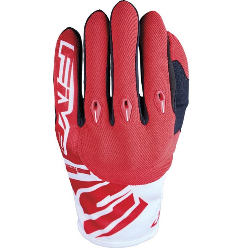 GUANTES FIVE E3 EVO WHITE/RED