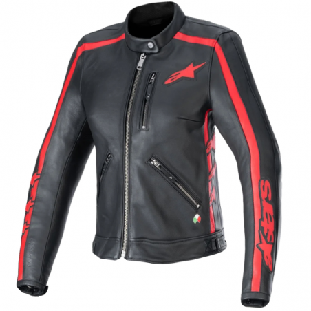 CHAQUETA ALPINESTARS STELLA DYNO LADY BLACK HAUTE/RED