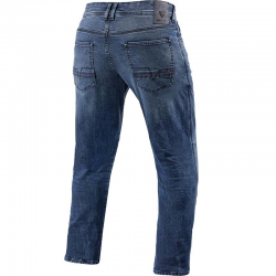 PANTALONES VAQUEROS REVIT DETROIT 2 L32 TIRO CORTO AZUL MEDIO