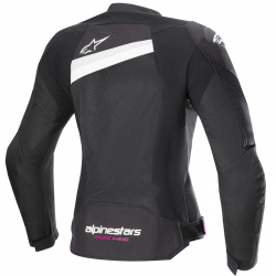 CHAQUETA ALPINESTARS STELLA T-GP PLUS R V4 AIRFLOW LADY BLACK/WHITE