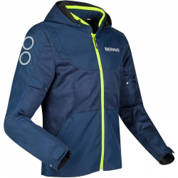 CHAQUETA BERING PROFIL MARINE/YELLOW FLUO