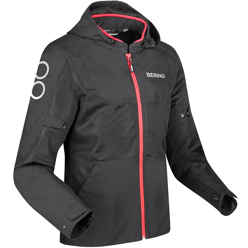 CHAQUETA BERING PROFIL BLACK/RED