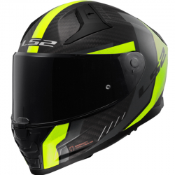 CASCO LS2 VECTOR II CARBON GRID MATT BLACK/YELLOW FLUO