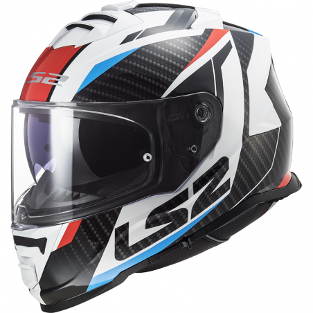 CASCO LS2 STORM II RACER ROJO/AZUL