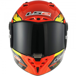 CASCO LS2 THUNDER CARBON GP AERO FIRE RED/BLACK