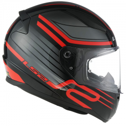 CASCO LS2 RAPID II CIRCUIT BLACK/RED