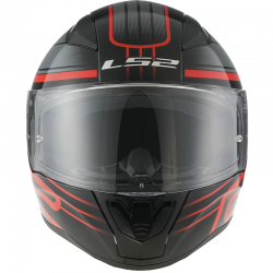 CASCO LS2 RAPID II CIRCUIT BLACK/RED