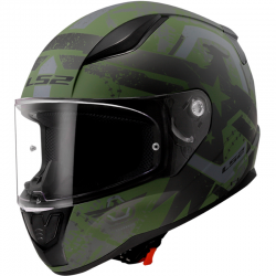 CASCO LS2 RAPID II THUNDER BIRDS MATT MILITARY