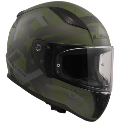 CASCO LS2 RAPID II THUNDER BIRDS MATT MILITARY