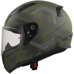 CASCO LS2 RAPID II THUNDER BIRDS MATT MILITARY