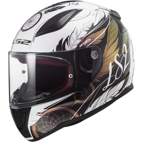 CASCO LS2 RAPID II BOHO WHITE/BLACK/PINK