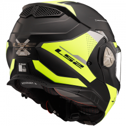 CASCO LS2 ADVANT X OBLIVION NEGRO MATE/AMARILLO ECE-06