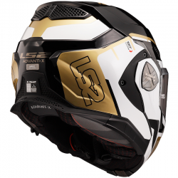 CASCO LS2 ADVANT X METRYK NEGRO/ORO ECE-6