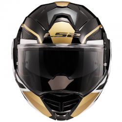 CASCO LS2 ADVANT X METRYK NEGRO/ORO ECE-6