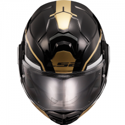 CASCO LS2 ADVANT X METRYK NEGRO/ORO ECE-6