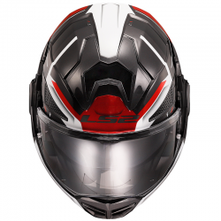 CASCO LS2 ADVANT X SPECTRUM NEGRO/BLANCO/ROJO ECE-06