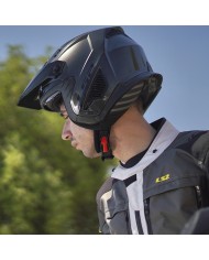 CASCO LS2 DRIFTER DEVOR MATT/SILVER/TITANIUM/RED