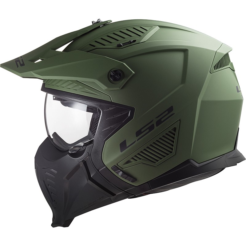 CASCO LS2 DRIFTER MATT MILITARY GREEN