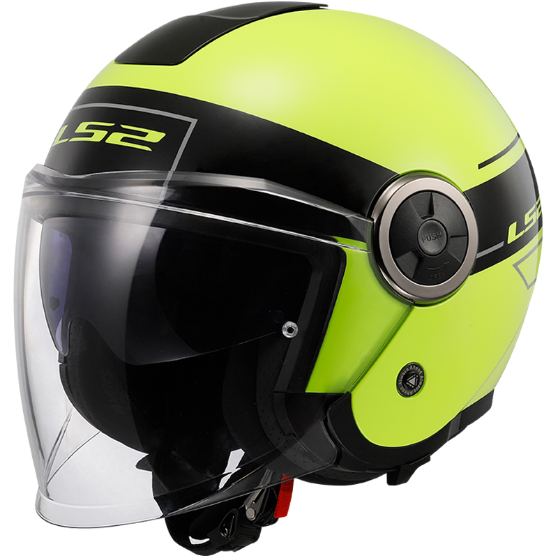 CASCO LS2 CLASSY CLASSIC BLACK/YELLOW FLUO