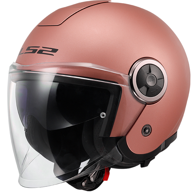 CASCO LS2 CLASSY MATT GOLD/PINK