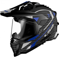 CASCO LS2 EXPLORER CARBON ADVENTURE BLUE