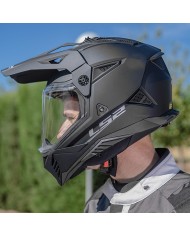 CASCO LS2 PIONEER II HILL WHITE/RED