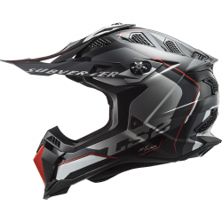 CASCO LS2 SUBVERTER EVO II ARCHED SILVER/TITANIUM