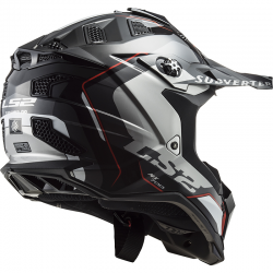 CASCO LS2 SUBVERTER EVO II ARCHED SILVER/TITANIUM