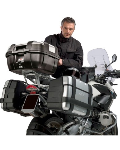 PACK MALETAS GIVI TRK33B TREKKER BLACK MONOKEY