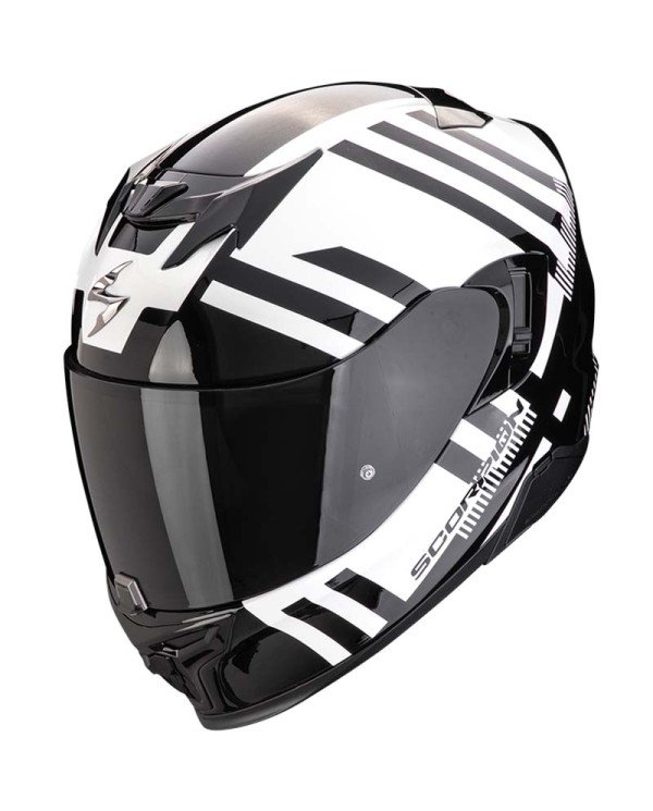 CASCO SCORPION EXO-520 EVO AIR BANSHEE BLANCO/NEGRO