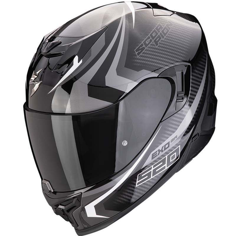 CASCO SCORPION EXO-520 EVO AIR TERRA NEGRO/PLATA