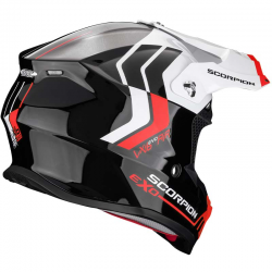 CASCO SCORPION VX-16 EVO AIR FUSION BLACK MATT/RED