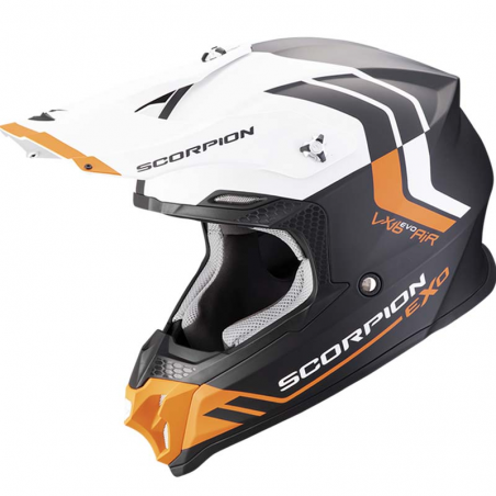 CASCO SCORPION VX-16 EVO AIR FUSION MATT BLACK MATT/ORANGE