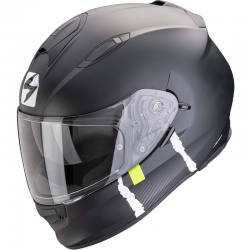 CASCO SCORPION EXO-491 CODE MATT BLACK/GREY