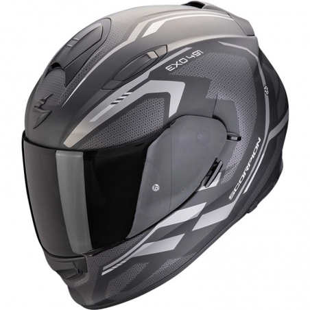 CASCO SCORPION EXO-491 KRIPTA BLACK MATT/GREY