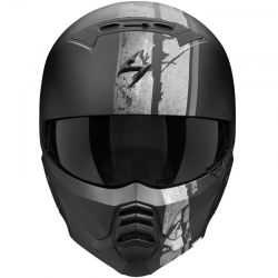 CASCO SCORPION EXO-COMBAT II LORD BLACK MATT/GREY