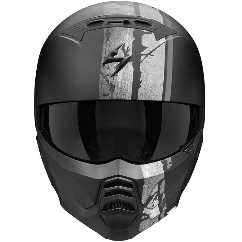 CASCO SCORPION EXO-COMBAT II LORD BLACK MATT/GREY