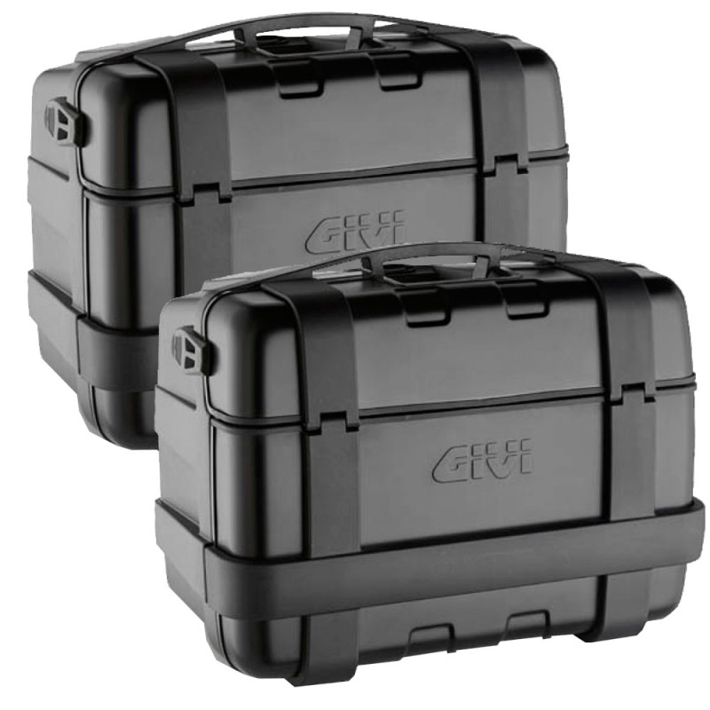 PACK MALETAS GIVI TRK46B TREKKER BLACK MONOKEY