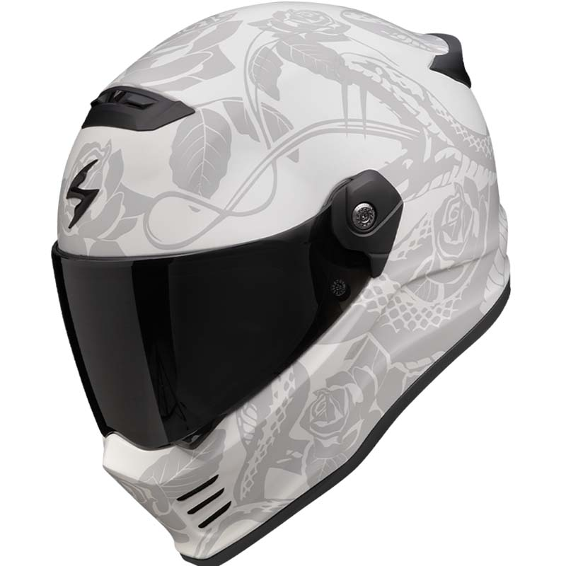 CASCO SCORPION COVERT FX DRAGON MATT GREY/SILVER