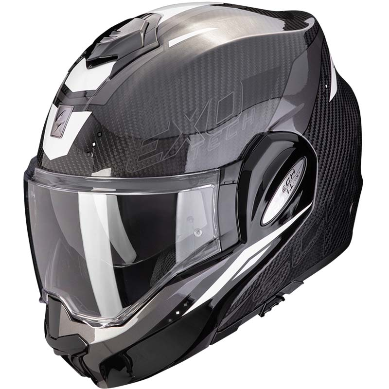 CASCO SCORPION EXO-TECH EVO CARBON ROVER BLACK/WHITE