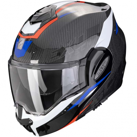 CASCO SCORPION EXO-TECH EVO CARBON ROVER BLACK/RED/BLUE