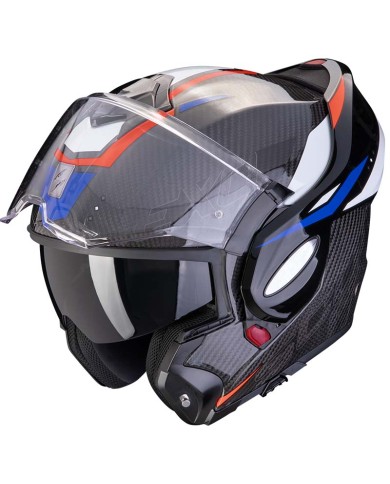 CASCO SCORPION EXO-TECH EVO CARBON ROVER BLACK/RED/BLUE