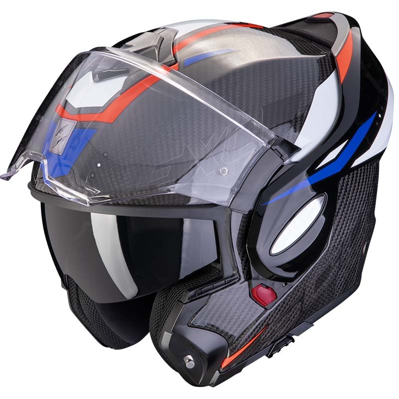 CASCO SCORPION EXO-TECH EVO CARBON ROVER BLACK/RED/BLUE