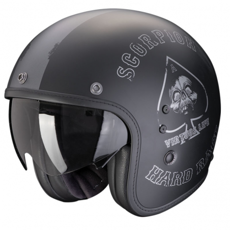 CASCO SCORPION BELFAST EVO SPADE MATT BLACK/SILVER