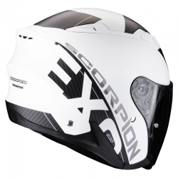 CASCO SCORPION EXO-230 QR MATT WHITE/BLACK