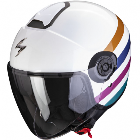 CASCO SCORPION EXO-CITY II BEE WHITE/GREEN/GOLD