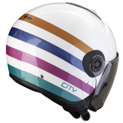 CASCO SCORPION EXO-CITY II BEE WHITE/GREEN/GOLD