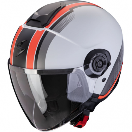 CASCO SCORPION EXO-CITY II VEL MATT GREY/RED