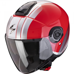 CASCO SCORPION EXO-CITY II VEL RED/WHITE